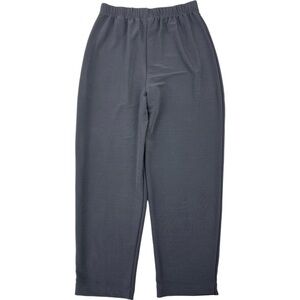 Susan Grave Woman’s Gray High Waist Flat Front relaxed tapered fit pants size M
